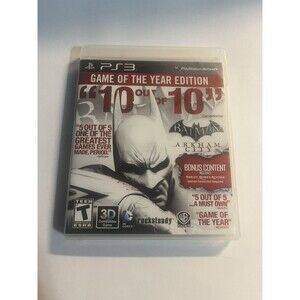 Batman: Arkham City (Game of the Year Edition) - Sony PlayStation 3 PS3 Tested